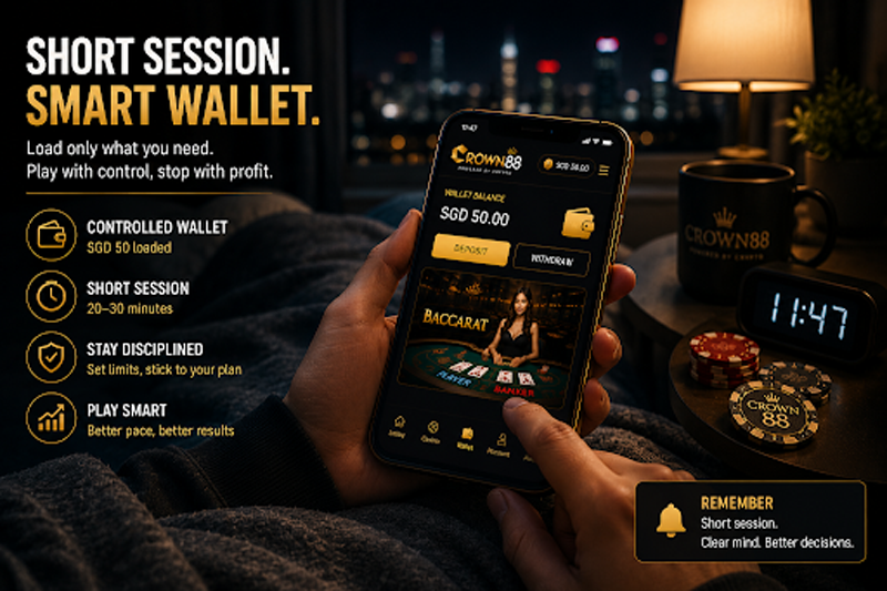 Crown88 Wallet budgeting strategy for mobile slots and casino games